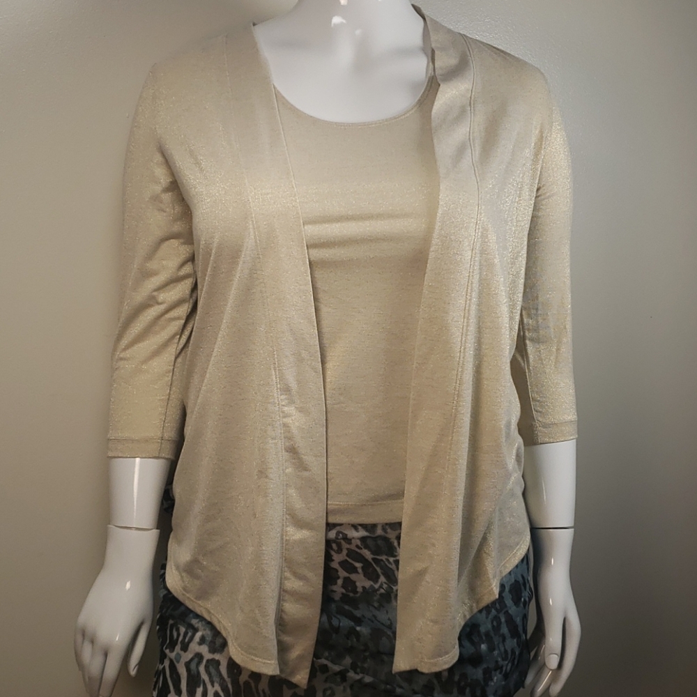 Additions by chico cardigan with a detached vest